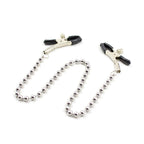 Naughty Toys Beaded Chain Nipple Clamps