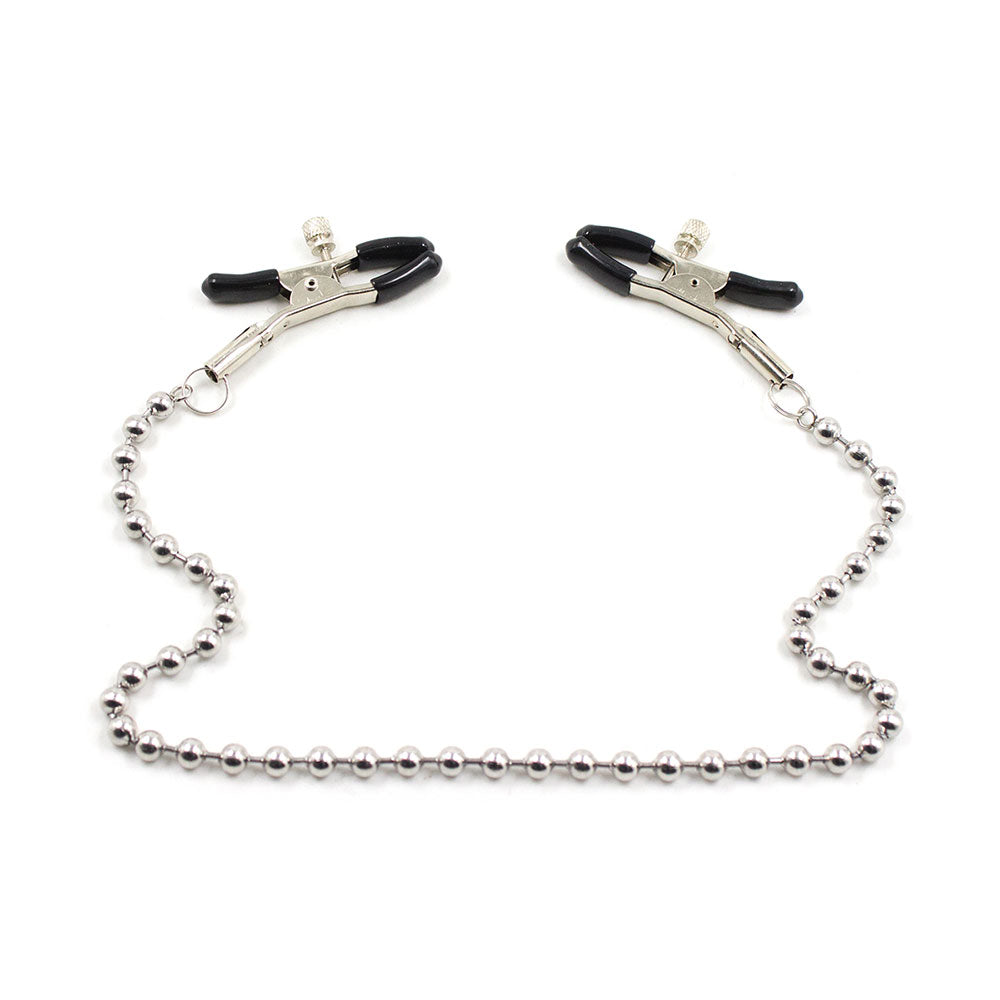 Naughty Toys Beaded Chain Nipple Clamps - image 3