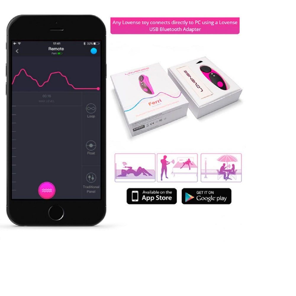 Lovense Ferri Remote Controlled Panty Vibrator