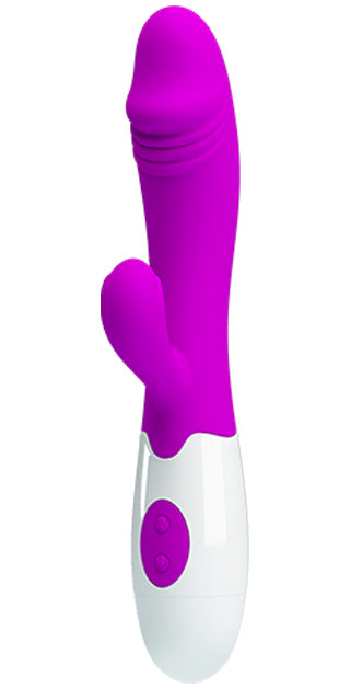Pretty Love Snappy silicone rabbit vibrator 19 X 3,2 cm - image 7