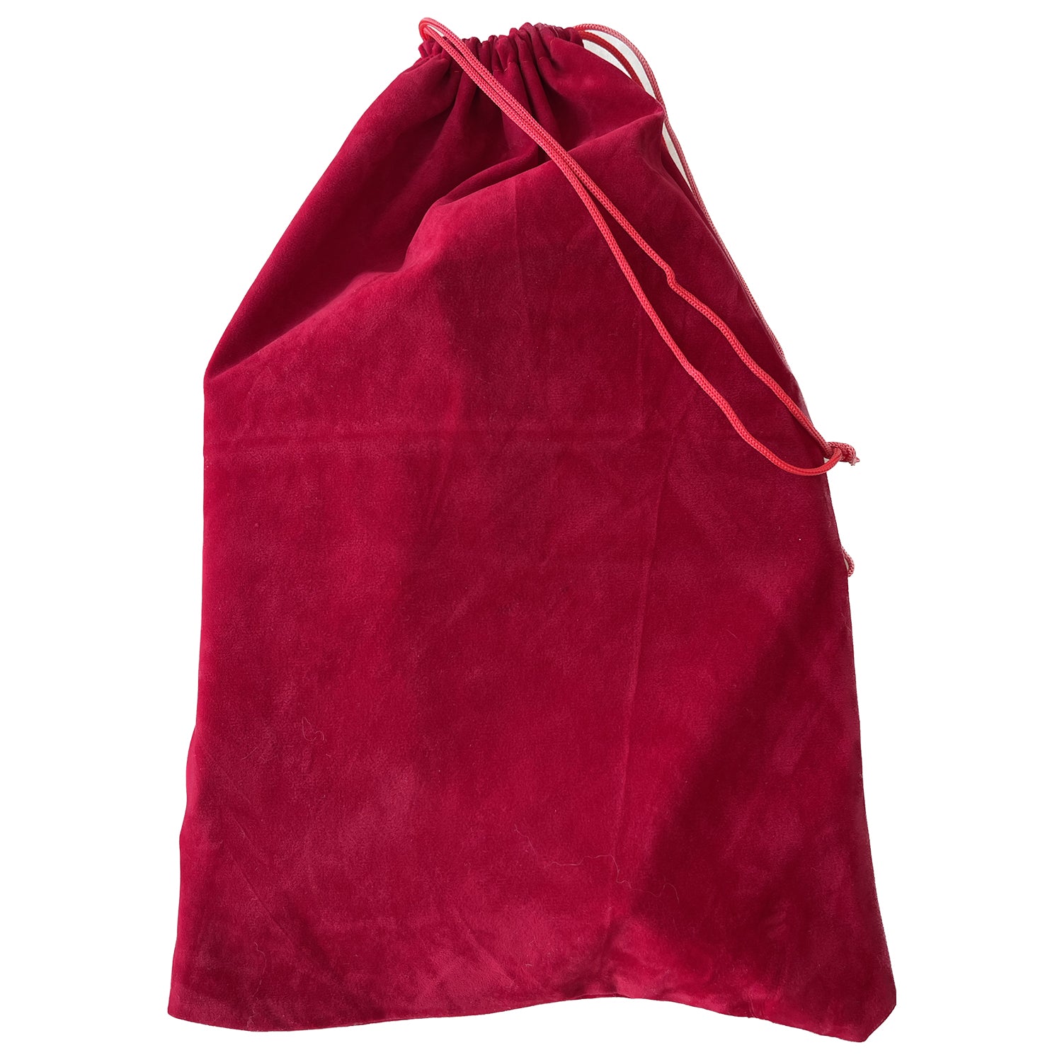 Soft Velvety Red Bag 37x23cm