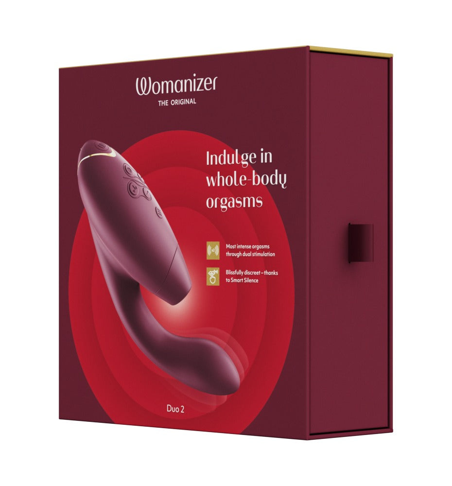 Womanizer Duo 2 Clitoral and G-Spot Stimulator Red - image 3