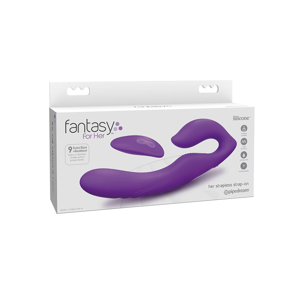 Fantasy for Her Strapless Strap-On Purple