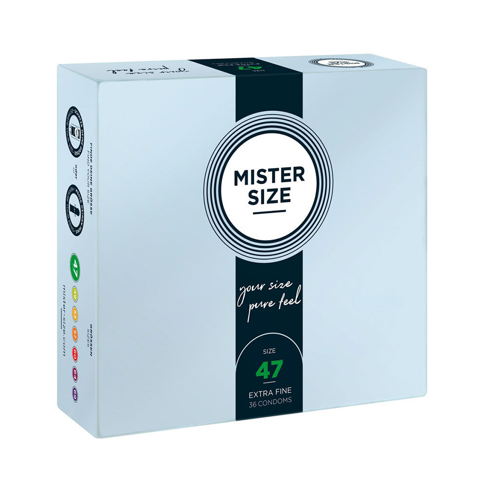 Mister Size 47 mm Condoms 36 Pieces Κύρια εικόνα προϊόντος