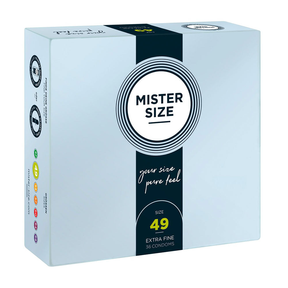 Mister Size 49 mm Condoms 36 Pieces Κύρια εικόνα προϊόντος