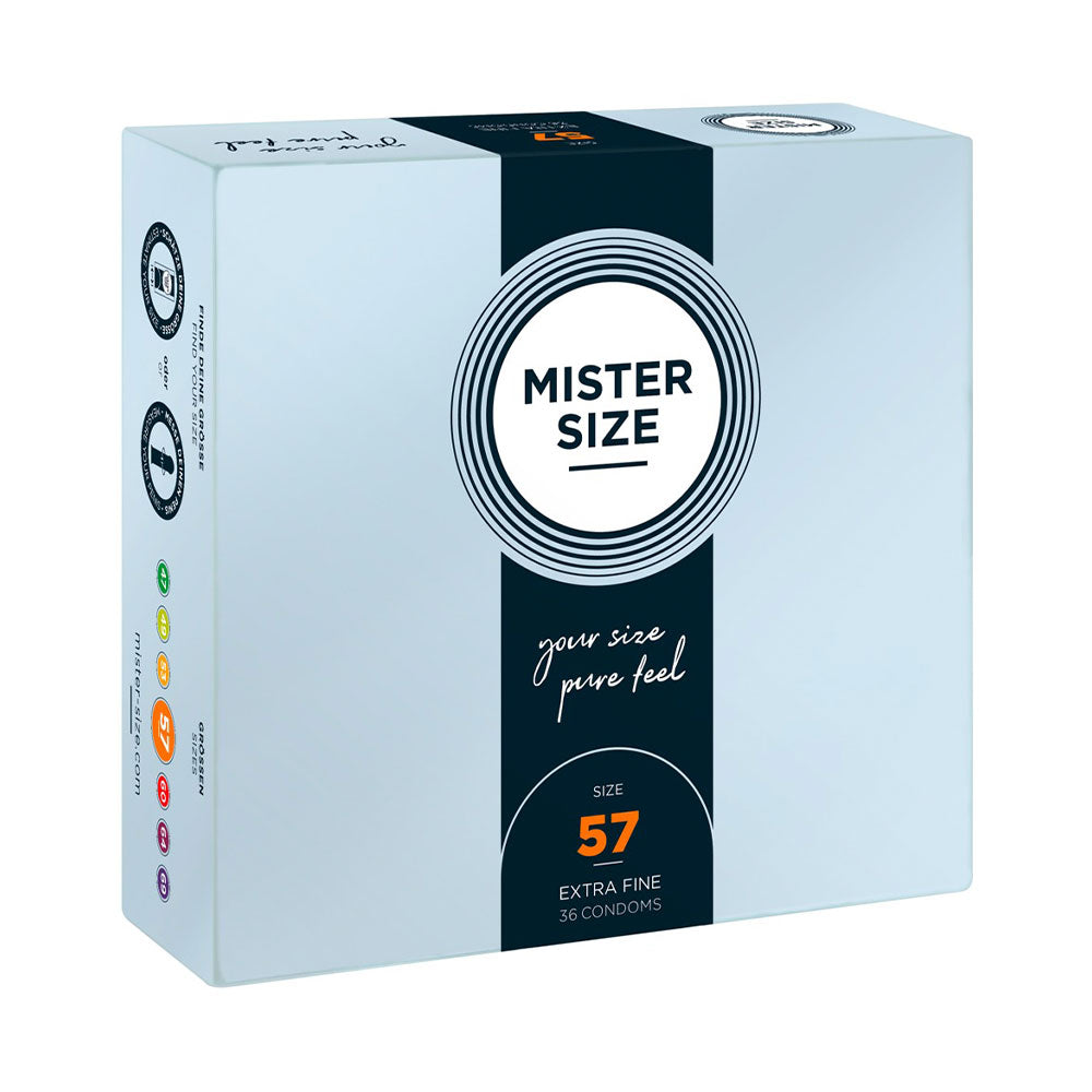 Mister Size 57 mm Condoms 36 Pieces Κύρια εικόνα προϊόντος