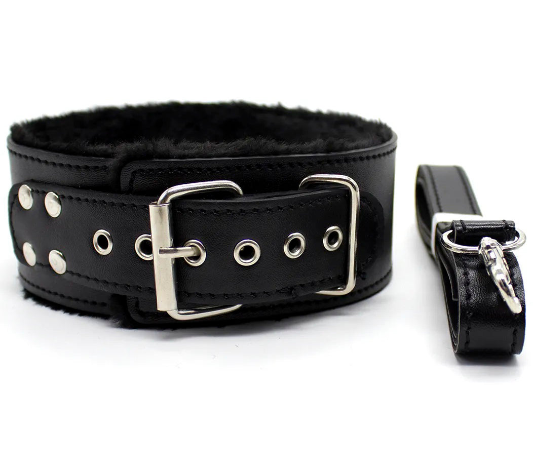 Greek Lovers BDSM Bondage BLACK Set of 10 Accessories - image 2