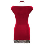 Cottelli Naughty Santa Velvet Mini Dress - image 4