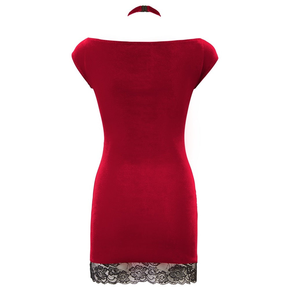 Cottelli Naughty Santa Velvet Mini Dress - image 4