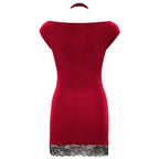 Cottelli Naughty Santa Velvet Mini Dress
