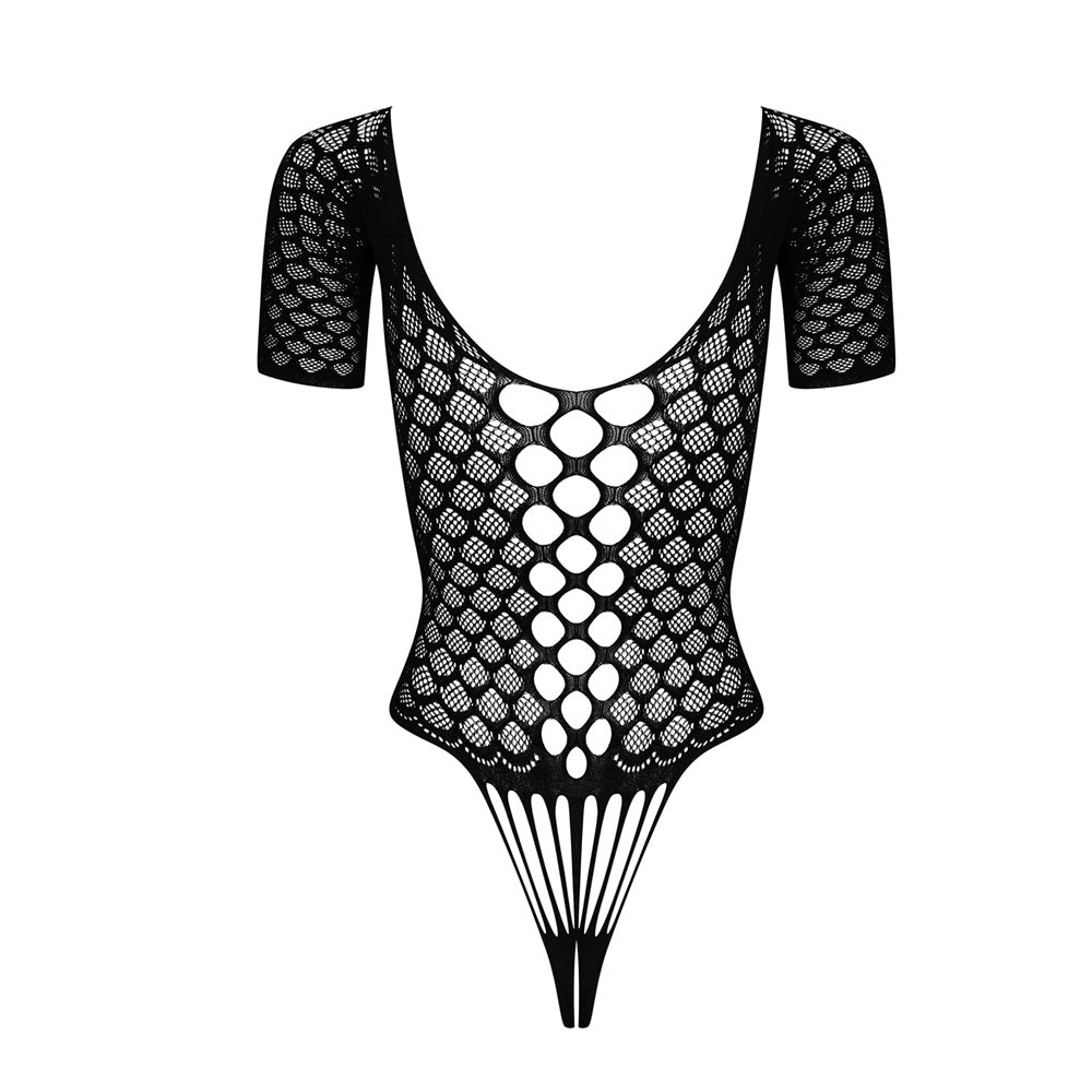 Plus Size Obsessive Spicy See-through Crotchless Teddy