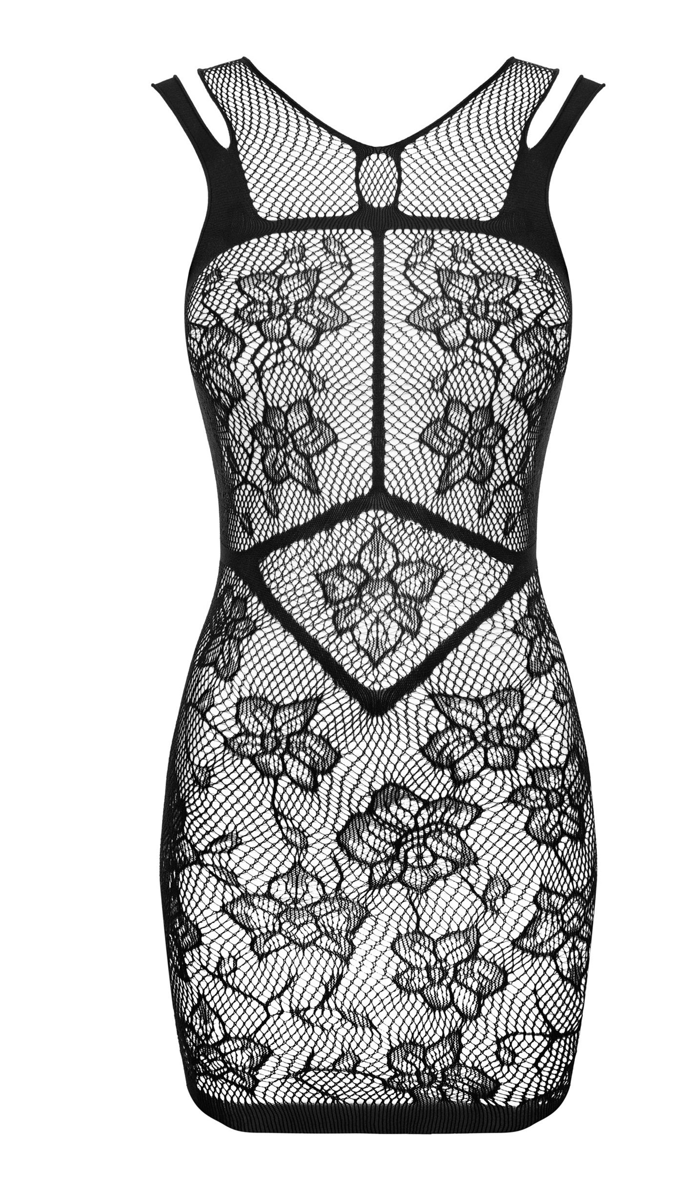 Obsessive D239 Dress with floral pattern Black O/S - image 3
