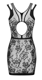 Obsessive D239 Dress with floral pattern Black O/S - image 4