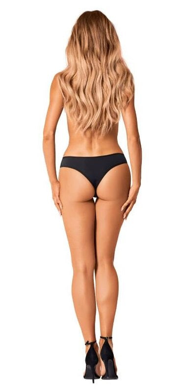 Obsessive Bella Rou Plus size floral patterned panties Black - image 8