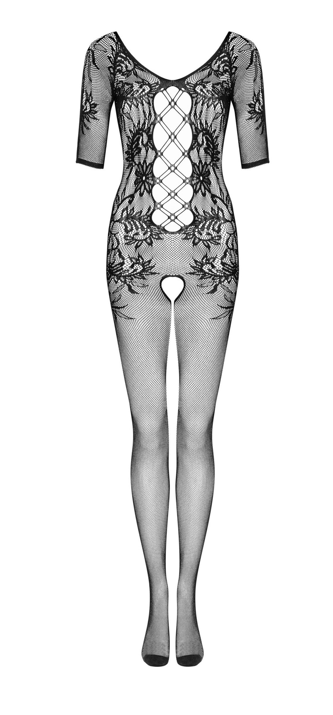 Obsessive F238 Sensual Bodystocking Black O/S - image 4