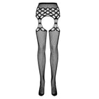 Plus Size Obsessive Strappy Garter Stockings