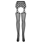 Plus Size Obsessive Strappy Garter Stockings