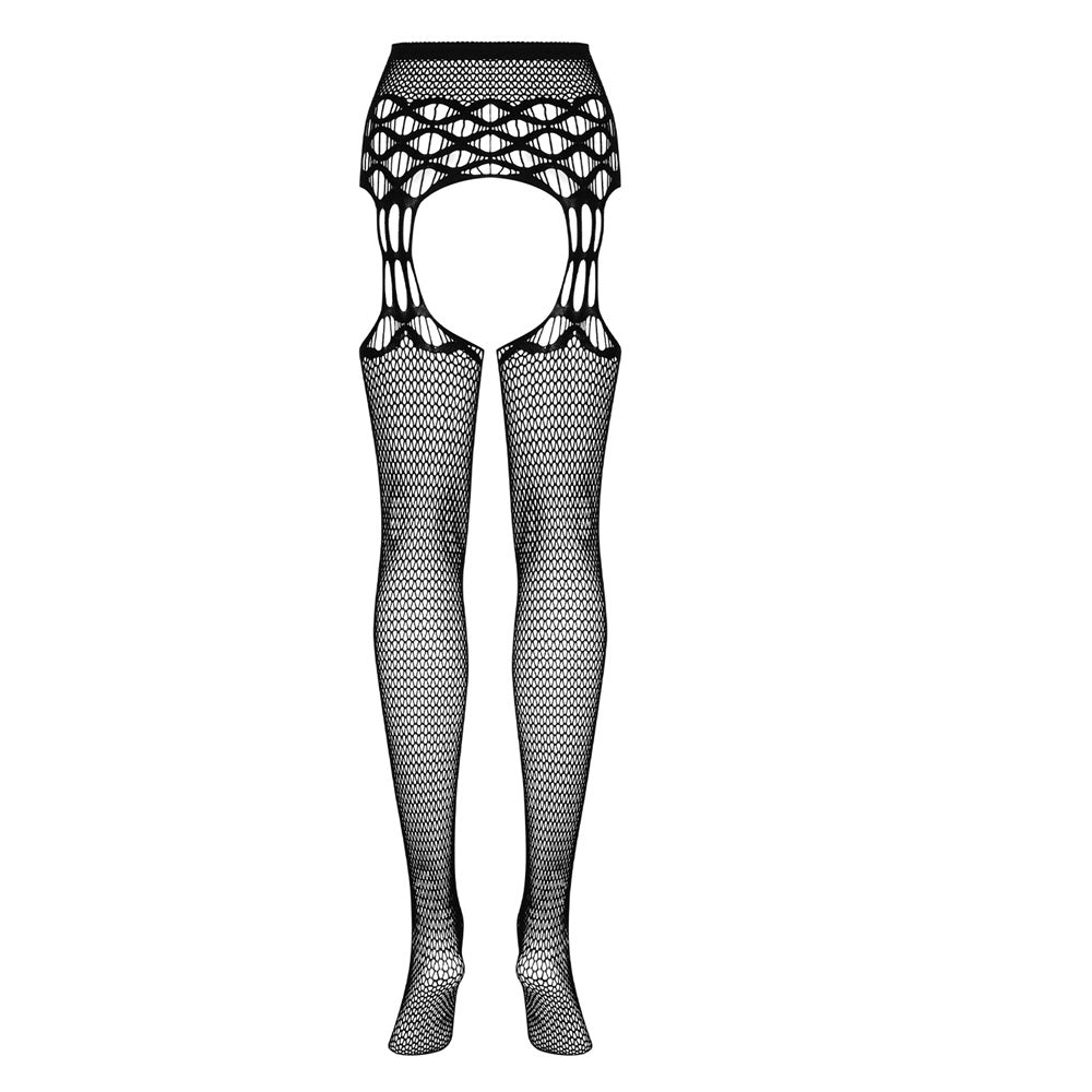 Plus Size Obsessive Strappy Garter Stockings Secondary image