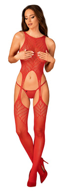 Obsessive N122 Plus size Red Bodystocking - image 6