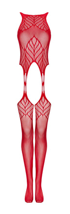 Obsessive N122 Plus size Red Bodystocking