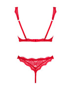 Obsessive Bergamore Bra and Thong Red - image 5
