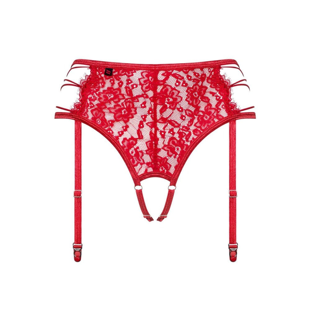 Obsessive Rediosa Spicy Crotchless Garter Belt