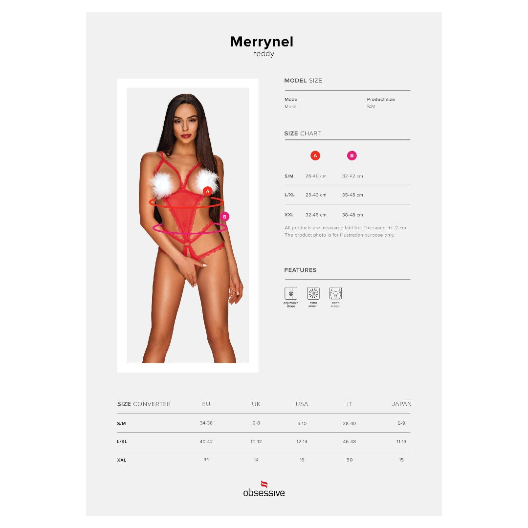 Obsessive Merrynel Teddy with Nipple Cover - image 5