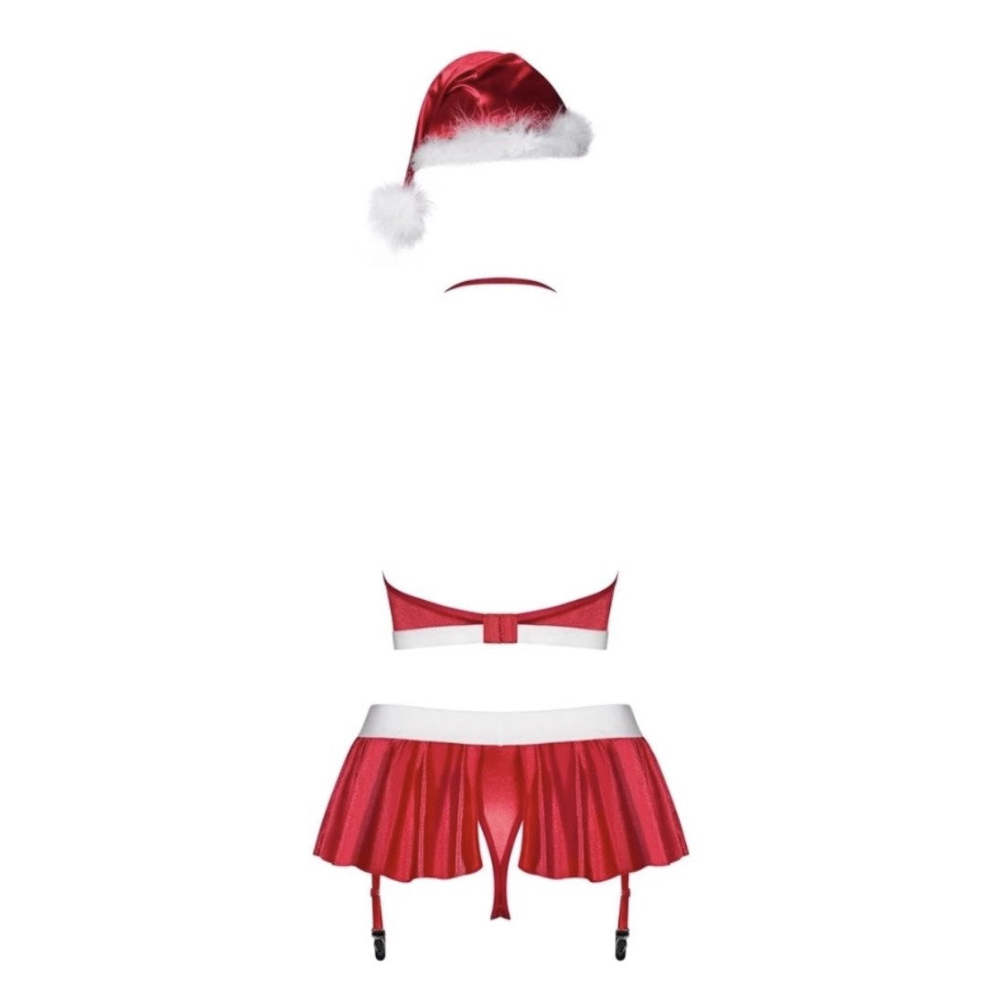 Plus Size Obsessive Ms Klaus Skirt and Top with Cap