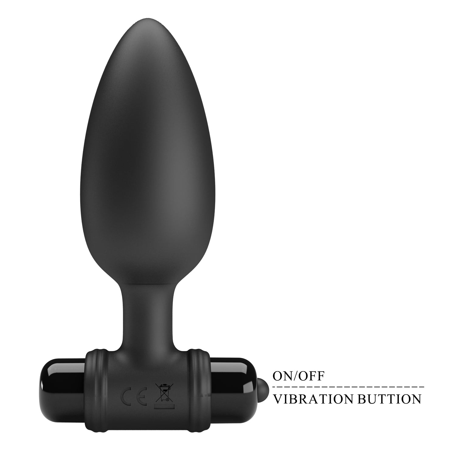 Pretty Love Vibra Butt Plug II Black - image 7
