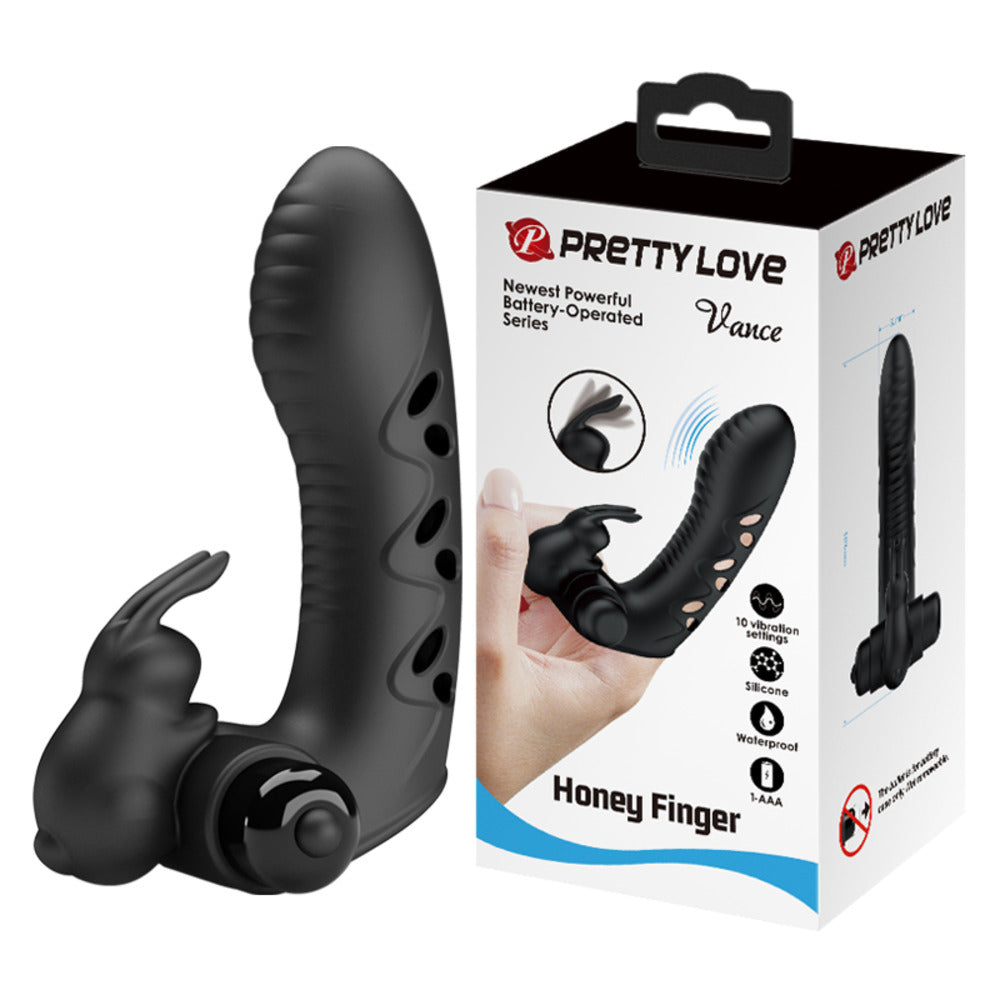 Pretty Love Vance Finger Sleeve Vibrator 10 cm Κύρια εικόνα προϊόντος