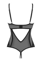 Plus size Obsessive Serena Love crotchless teddy Black - image 2