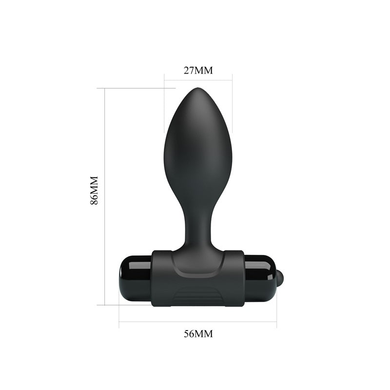 Pretty Love Small Vibra Butt plug 9 cm Δευτερεύουσα εικόνα προϊόντος