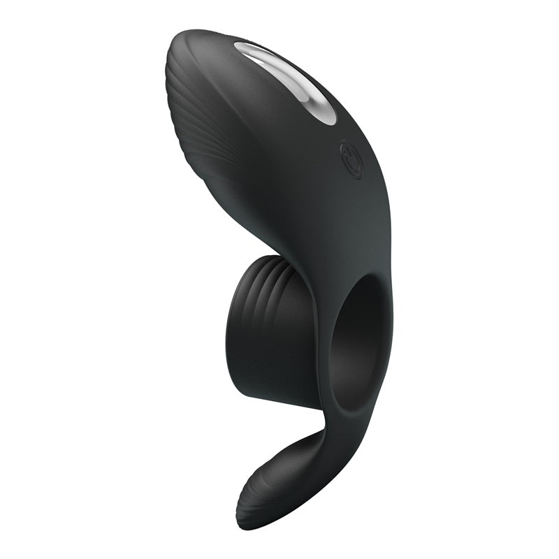 Pretty Love rechargeable silicone vibrating penis ring and sleeve - image 4