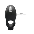 Pretty Love rechargeable silicone vibrating penis ring and sleeve