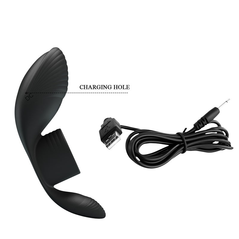 Pretty Love rechargeable silicone vibrating penis ring and sleeve - image 6