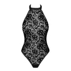 Obsessive Plus Size Softily Teddy with Open Back