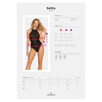 Obsessive Plus Size Softily Teddy with Open Back - image 5