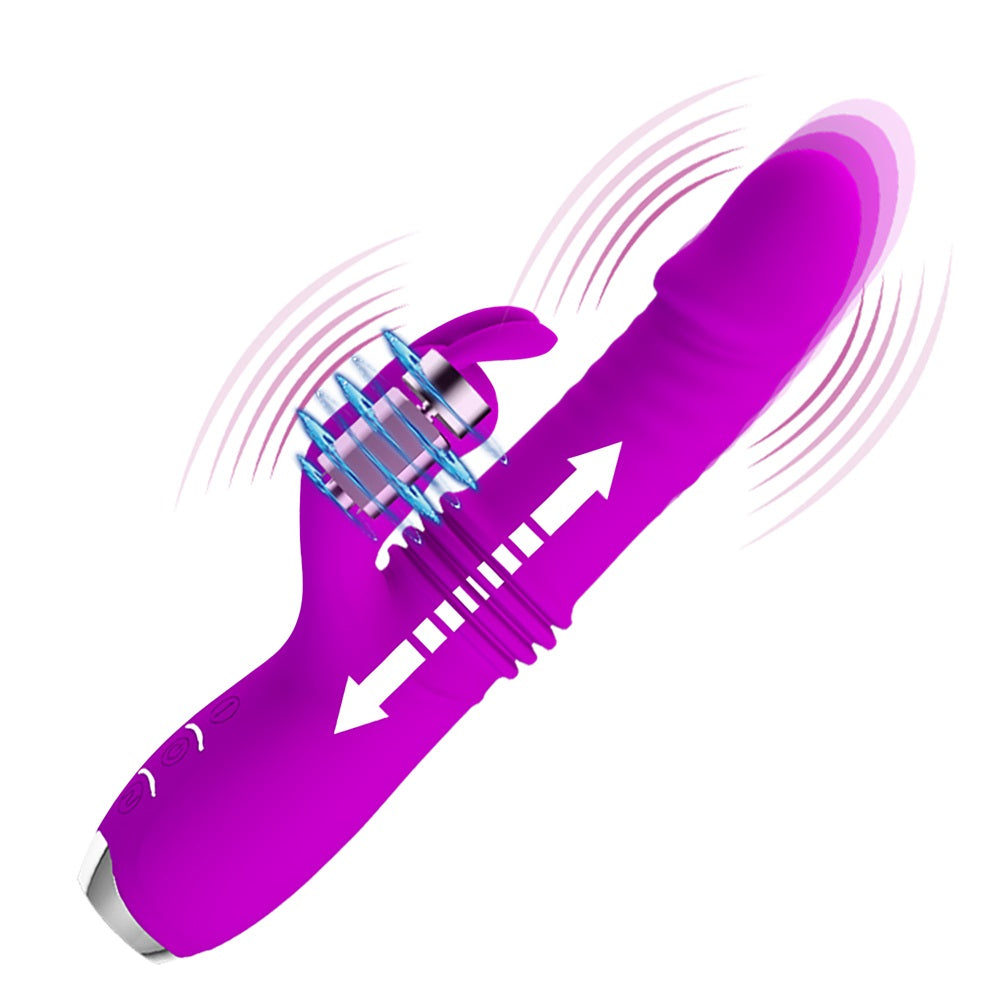 Pretty Love Dorothy Thrusting Rabbit Vibrator Purple