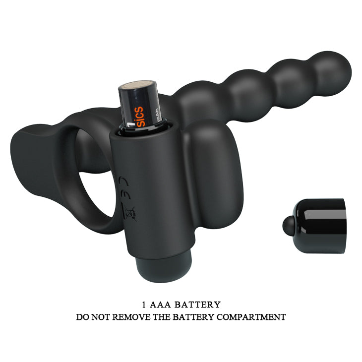 Pretty Love Hercules Double Penetration Vibrating Cock Ring