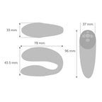 We-Vibe Chorus Couples Vibrator Cosmic Blue - image 8