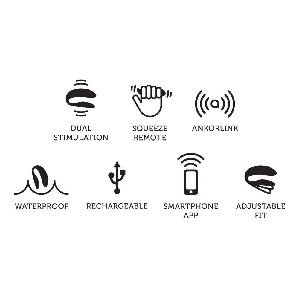 We-Vibe Chorus Couples Vibrator Cosmic Blue - image 7