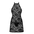Obsessive Plus Size Softily Velvety Chemise with Thong