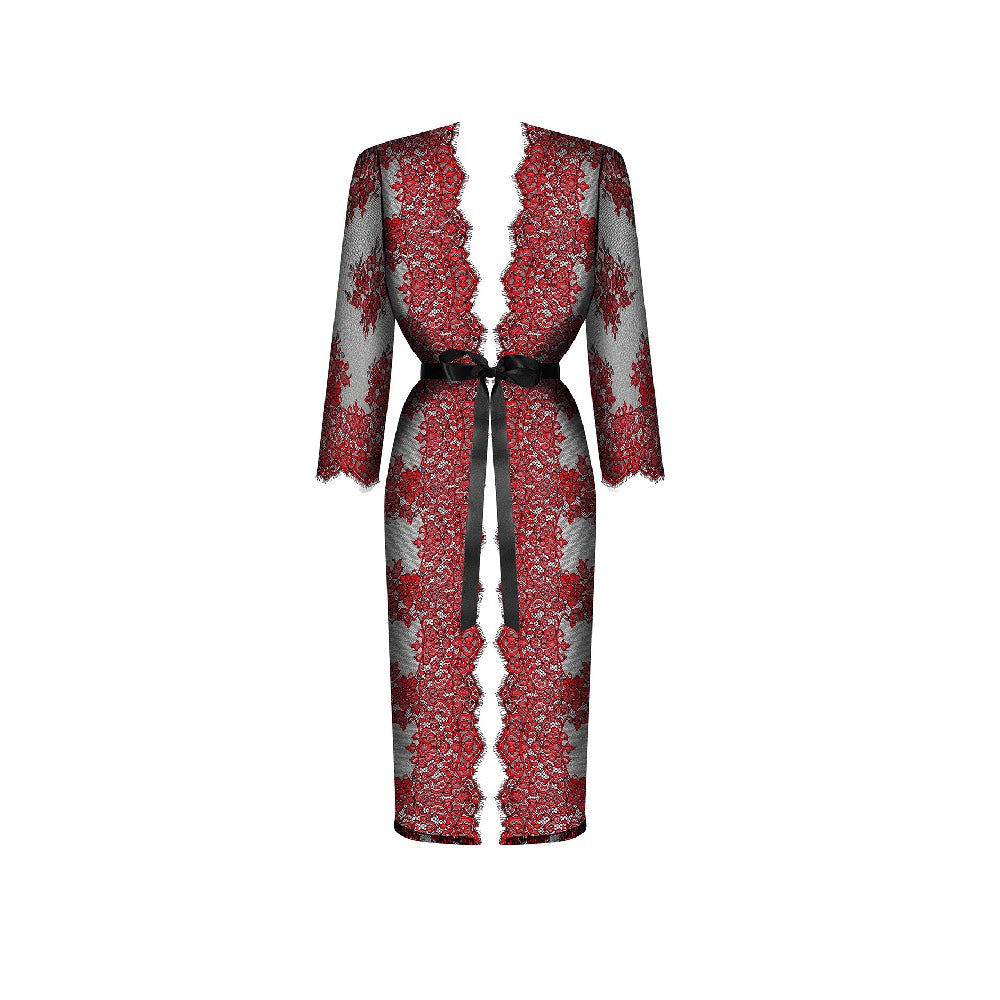 Obsessive Redessia Red Lacy Kimono