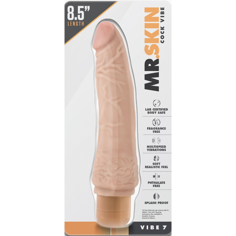 Dr. Skin Vibe 7 inch Vibrating Dildo 21 x Ø 3.8 cm - image 8