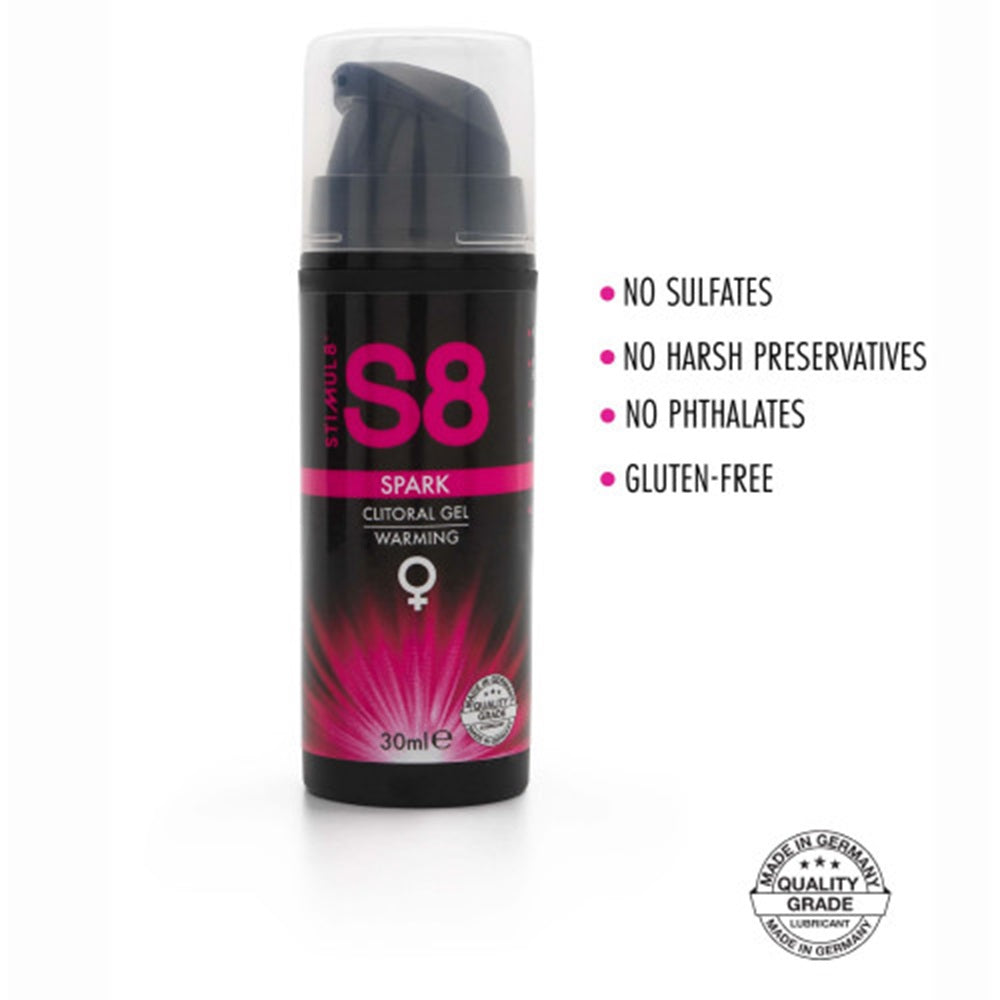 S8 Spark Clitoral Stimulating Warming Gel 30ml - image 3