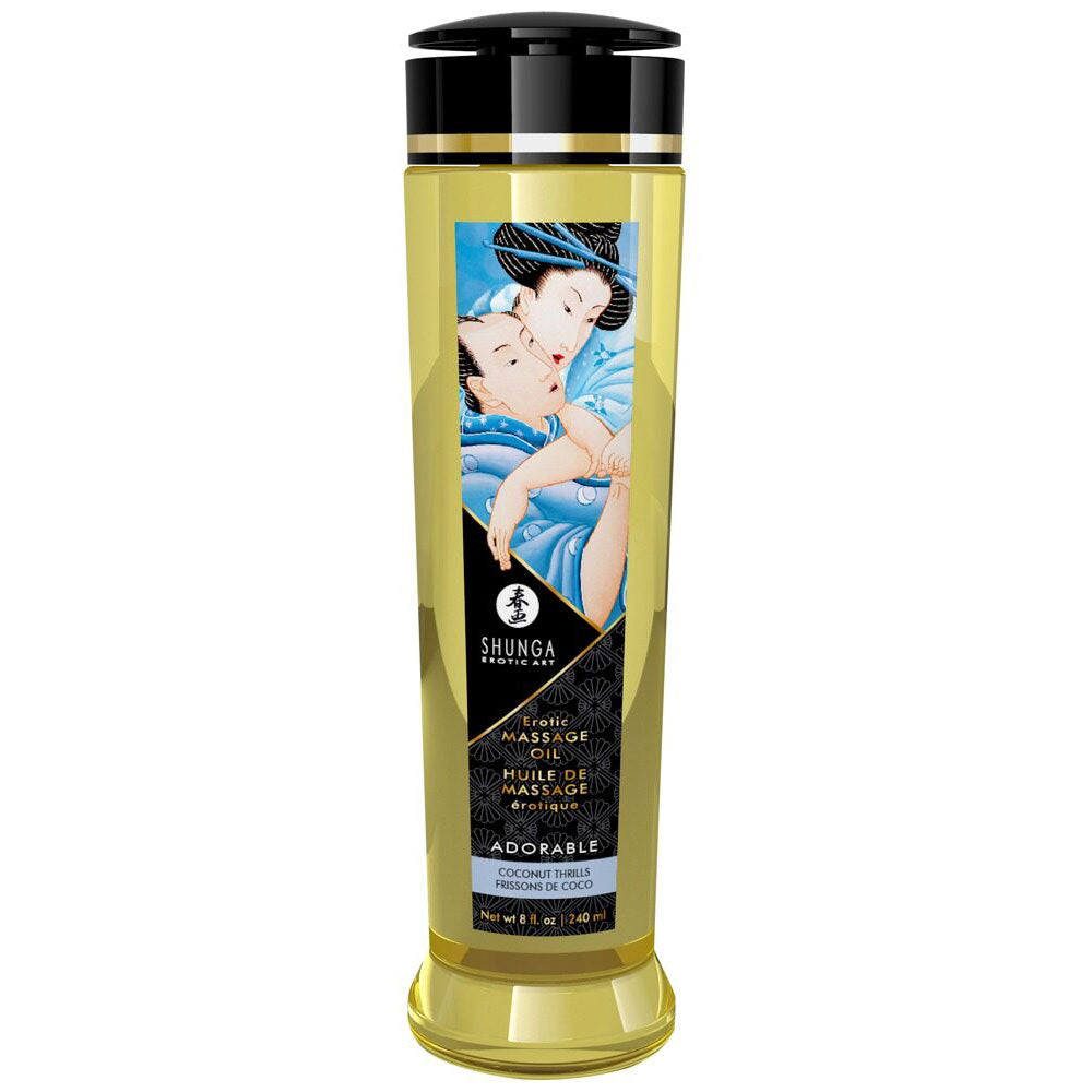 Shunga Massage Oil Coconut Thrills 240ml Δευτερεύουσα εικόνα προϊόντος