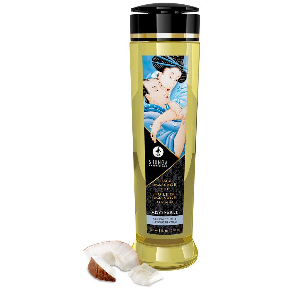 Shunga Massage Oil Coconut Thrills 240ml Main image
