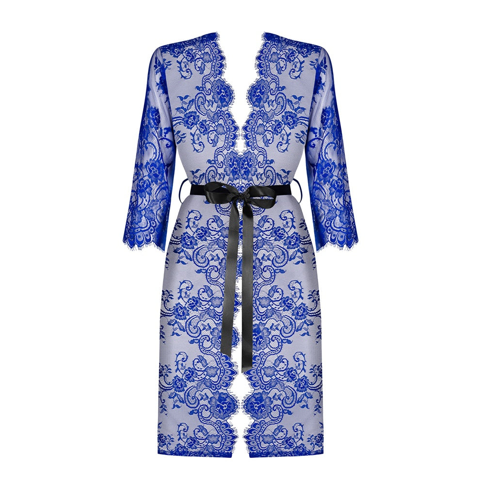 Obsessive Cobaltess Lace Kimono