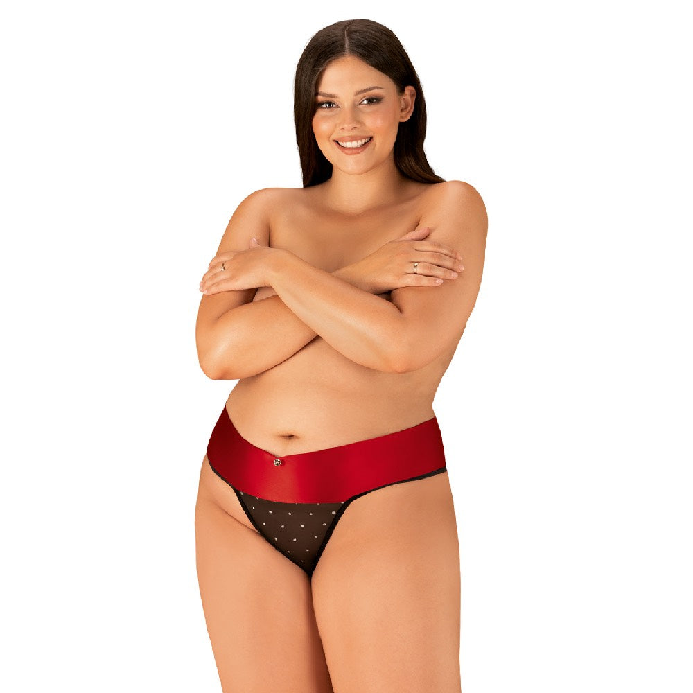 Plus Size Obsessive Alluring Tienesy Thong - image 5