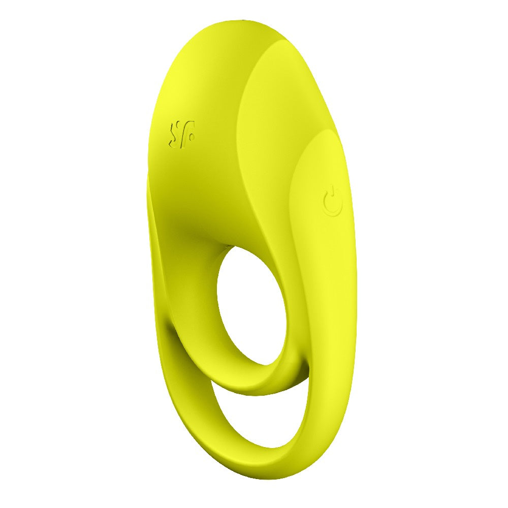 Satisfyer Spectacular Duo vibrating penis ring Yellow